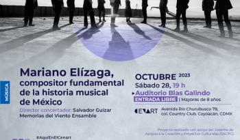 Memorias del viento ensamble rinde homenaje a Mariano Elizaga, compositor fundamental de México