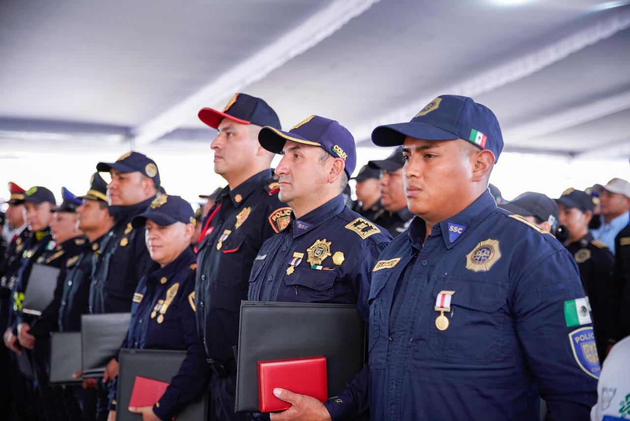 Reconocimientos a elementos de la policía en CDMX: construyendo una mejor seguridad 
