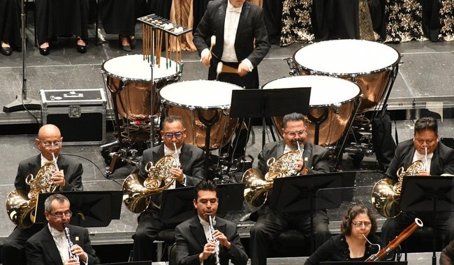Emotivo concierto de la OSN rinde homenaje a Javier Álvarez y Beethoven en Bellas Artes