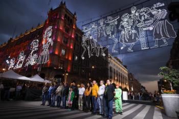 Encendido de luces en el día de muertos 2023: homenaje a José Guadalupe Posada