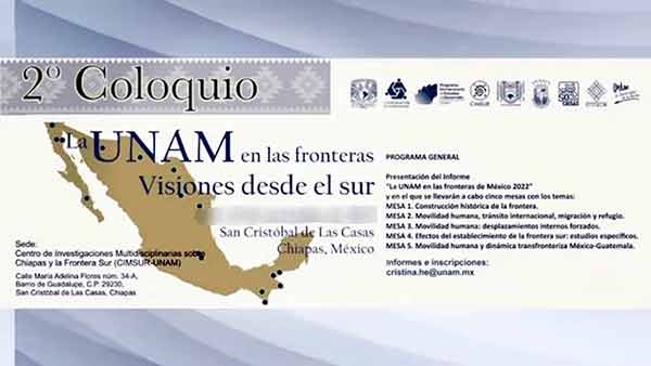 La UNAM en las fronteras de México 2022
