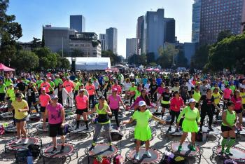 Exitosa primera edición del "Jump Day" en el monumento a la revolución de la CDMX