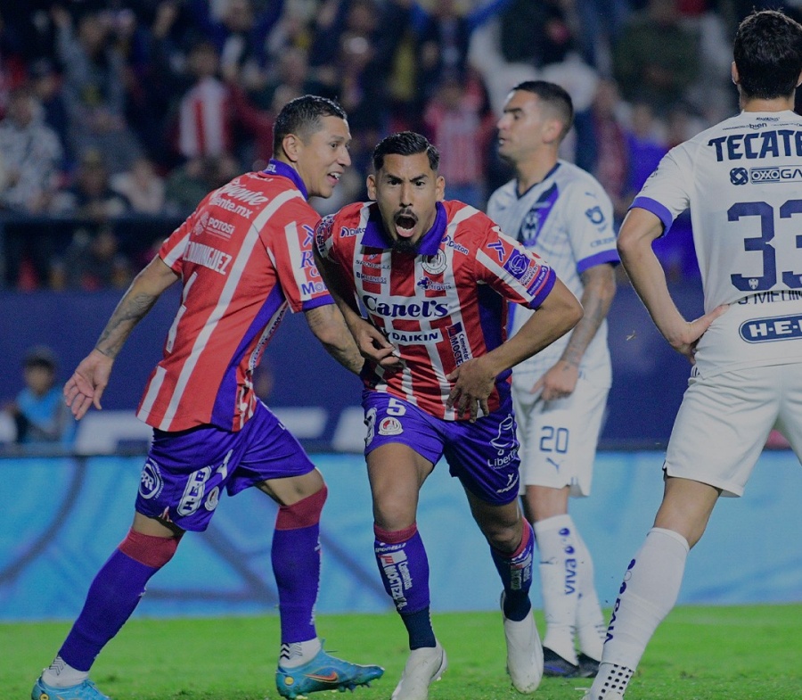 Atlético de San Luis supera a rayados del Monterrey por la mínima en la liguilla de la liga BBVA MX