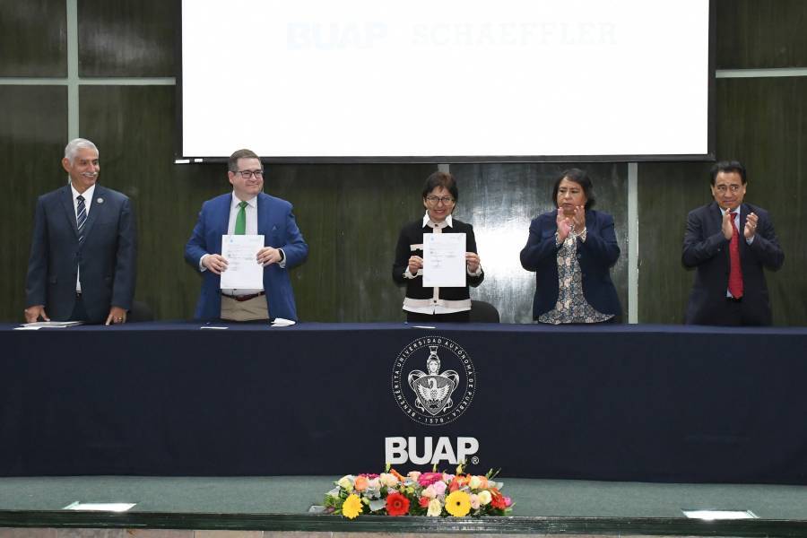 La BUAP fortalece modelo educativo dual con convenio Schaeffler 