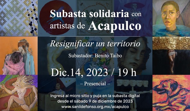Subasta solidaria: artistas de Acapulco buscan recuperarse con el apoyo de la sociedad