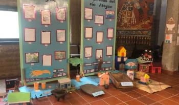 Exposición "memorial: las voces del río Atoyac" destaca compromiso ambiental en Cacaxtla-Xochitécatl