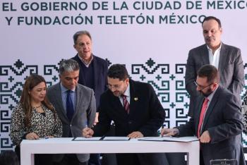 Gobierno de la Ciudad de México dona 26 millones de pesos al CRIT para atender a personas con discapacidad