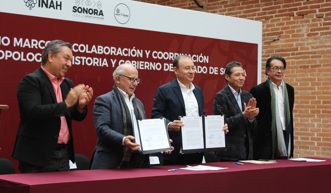 Conservación y renovación: INAH y gobierno de Sonora firman acuerdo histórico 