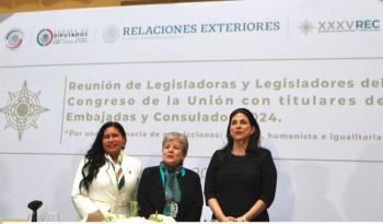 Diplomacia y colaboración: encuentro estratégico entre poder legislativo y representantes exteriores de México 
