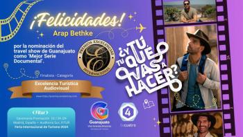 El travel show de Arap Bethke sobre Guanajuato es nominado a los premios excelencias