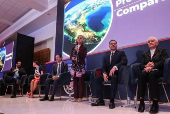 Claudia Sheinbaum aboga por acelerar la transición energética y planificación del Nearshoring en México 