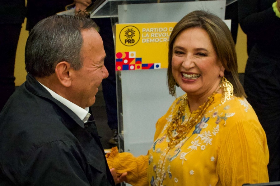 Xóchitl Gálvez candidata única del PRD para la presidencia de México 