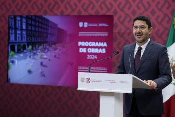 Fortalecimiento de la infraestructura en CDMX anuncio del programa de obras 2024