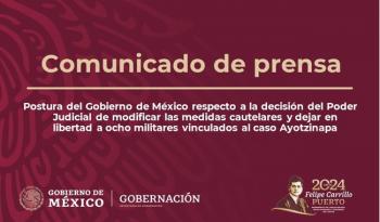 Gobierno de México rechaza decisión judicial en caso Ayotzinapa y refuerza compromiso con la verdad 