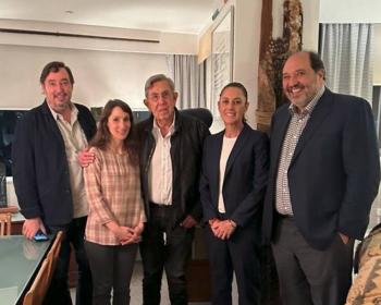 Claudia Sheinbaum se reúne en privado con Cuauhtémoc Cárdenas 
