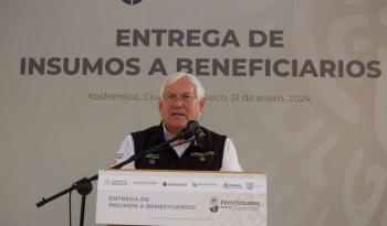 Arranca programa fertilizantes para el bienestar en la Ciudad de México para impulsar la agricultura