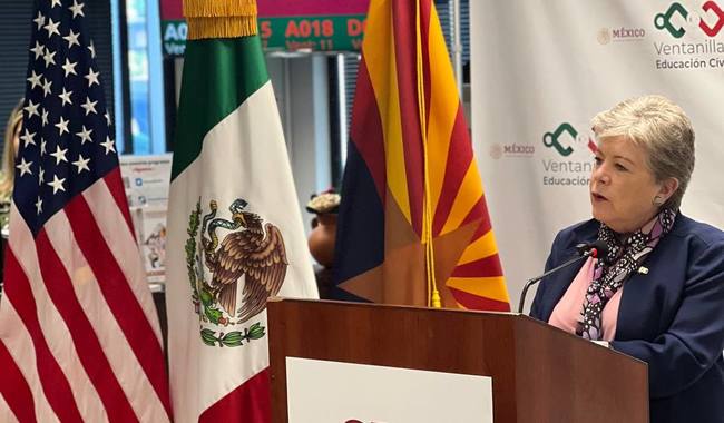 Alicia Bárcena fortalece vínculos y colaboración en visita a Phoenix, Arizona 