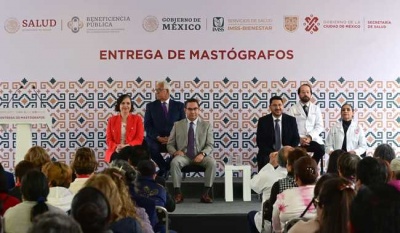 Entrega de mastógrafos digitales para detección temprana del cáncer de mama en CDMX 