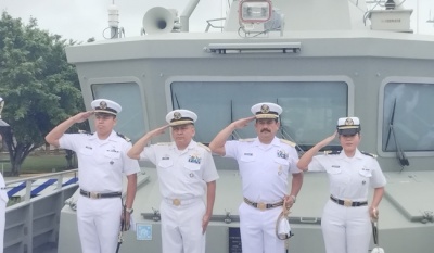 Nombramiento Histórico Teniente Laura Pérez, comandante del Buque UXMAL 