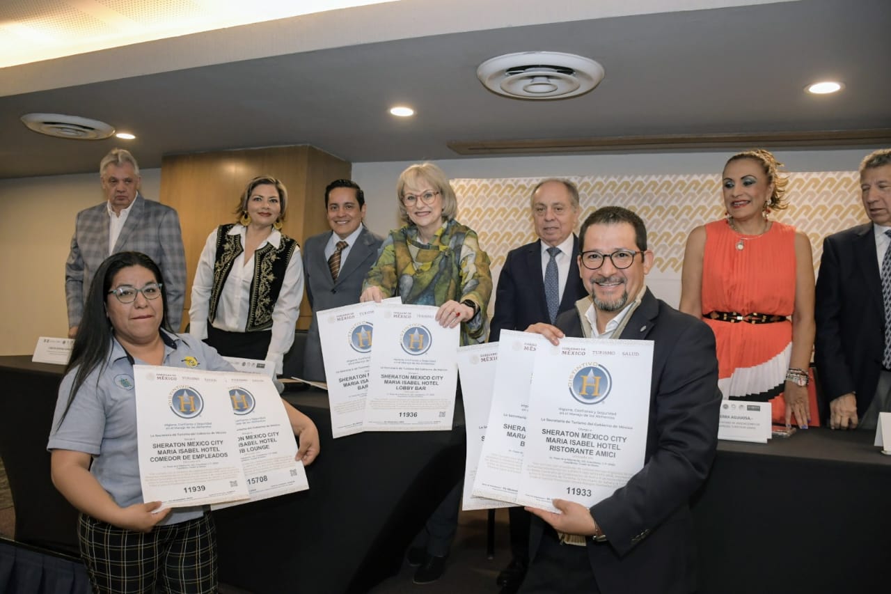 Entrega de certificaciones turísticas en la Ciudad de México impulso a la calidad en el sector 