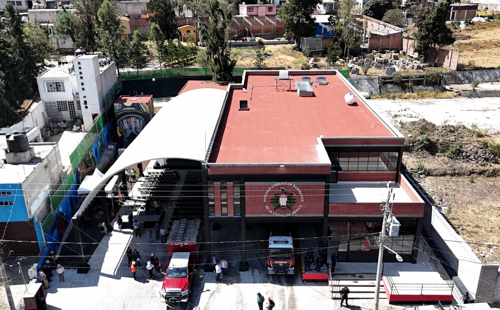 Inauguran nueva Estación de Bomberos en Milpa Alta como parte de compromisos de Gobierno