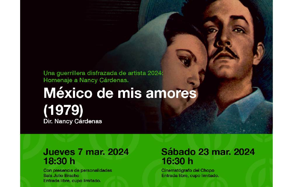 FILMOTECA UNAM conmemora a Nancy Cárdenas en el 8M con proyección de 