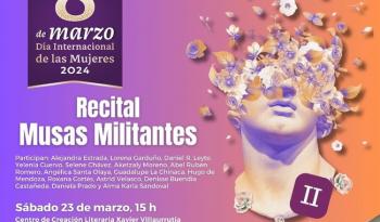 Día mundial de la poesía: celebración en el centro de creación literaria Xavier Villaurrutia