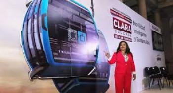 Clara Brugada impulsa construcción de Cablebús para mejorar movilidad en CDMX