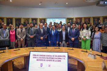 IPN e INDEPORTE firman Convenio de Colaboración para Impulsar el Deporte y la Cohesión Social