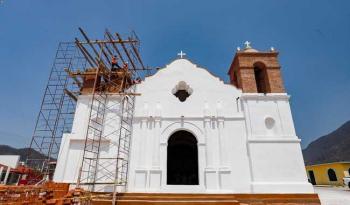Secretaría de Cultura supervisa restauración de templos e inmuebles históricos en Oaxaca