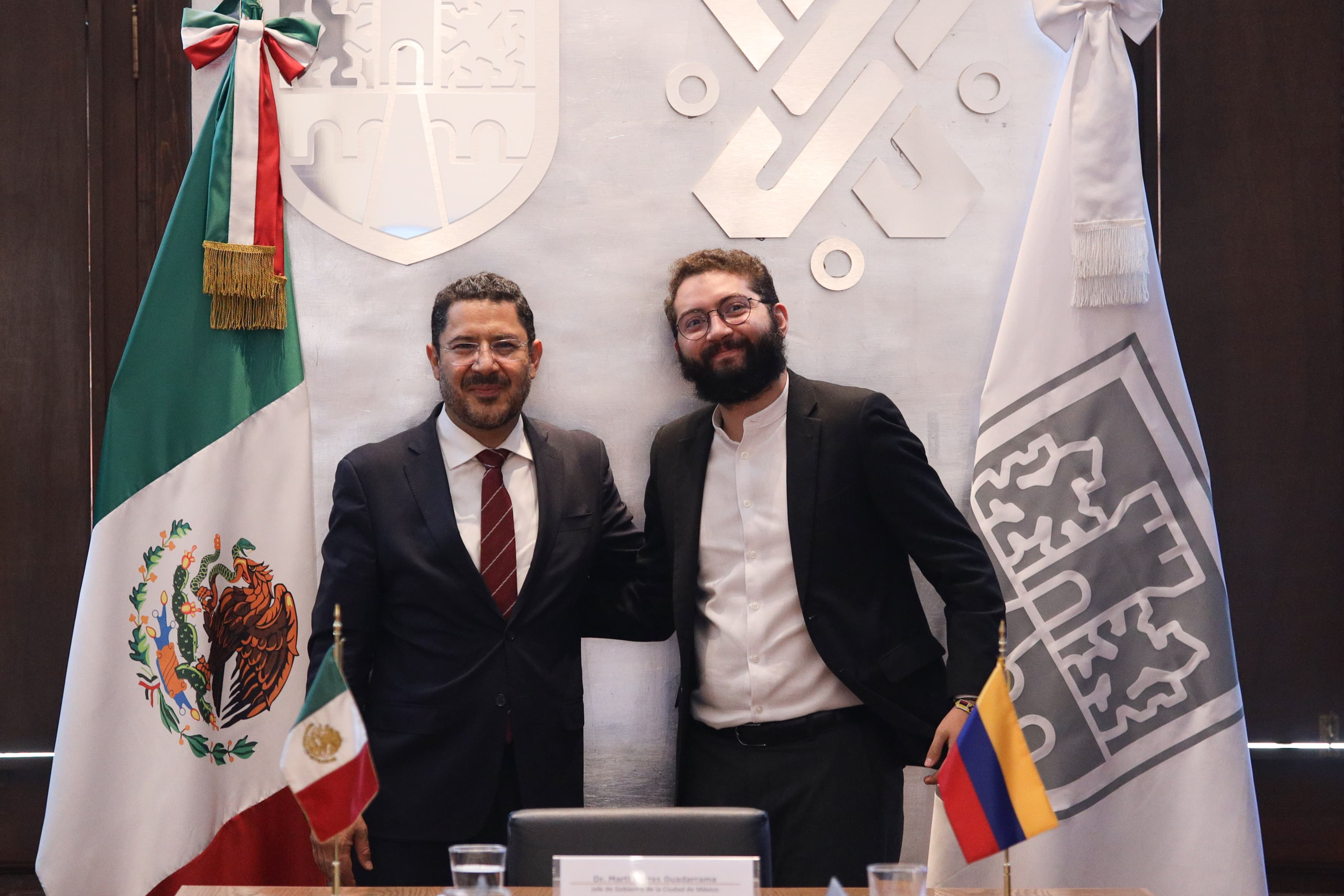 Fortalecen Lazos México y Colombia: Martí Batres y Álvaro Ninco Daza se Reúnen en CDMX