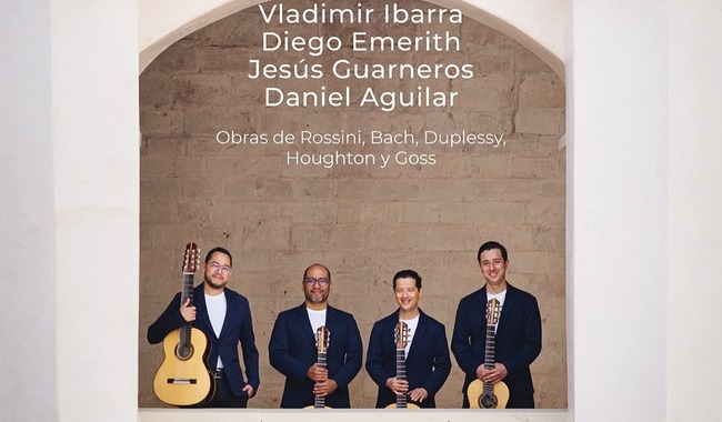 Concierto del Ensamble de Guitarras Orishas en la Sala Manuel M. Ponce