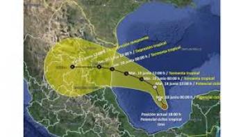 Potencial Ciclón Tropical Uno se Convertirá en Tormenta Tropical Alberto en el Golfo de México
