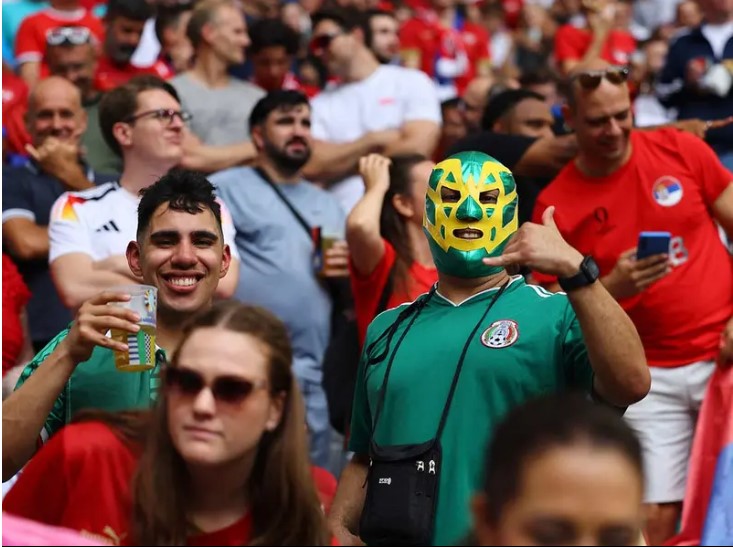Aficionados de México en la Eurocopa 2024: Fishman en las gradas del Múnich Arena