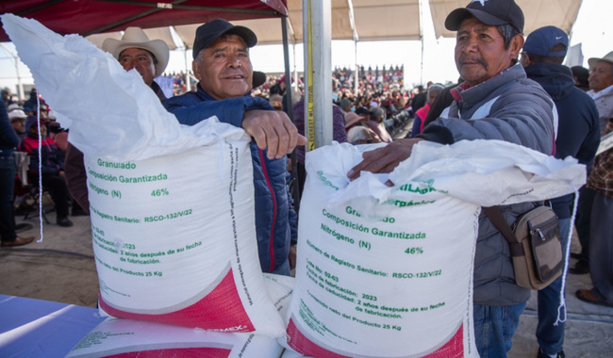 Incrementa el apoyo a productores de Querétaro con el programa Fertilizantes para el Bienestar