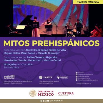 La Fonoteca Nacional recibe el espectáculo interdisciplinario Mitos prehispánicos