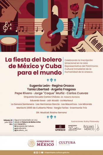 La fiesta del Bolero, de México y Cuba para el mundo llega al Palacio de Bellas Artes