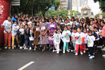 Exitosa segunda gran carrera por los derechos de niñas, niños y adolescentes en CDMX 