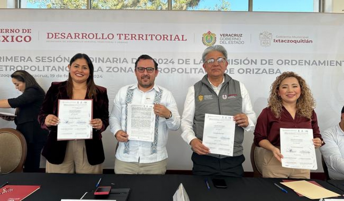 Veracruz Publica Programa Metropolitano de Orizaba con Estrategias para Planeación y Ordenamiento Territorial