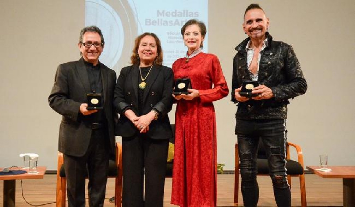 Tres artistas mexicanos reciben la Medalla Bellas Artes por su destacada trayectoria musical