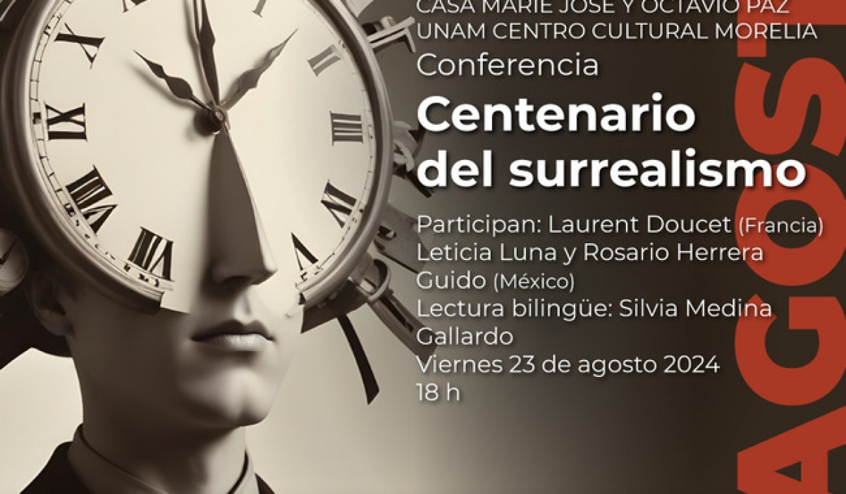 La Casa Marie José y Octavio Paz recordará el legado de André Breton en Morelia, a 100 años del surrealismo 