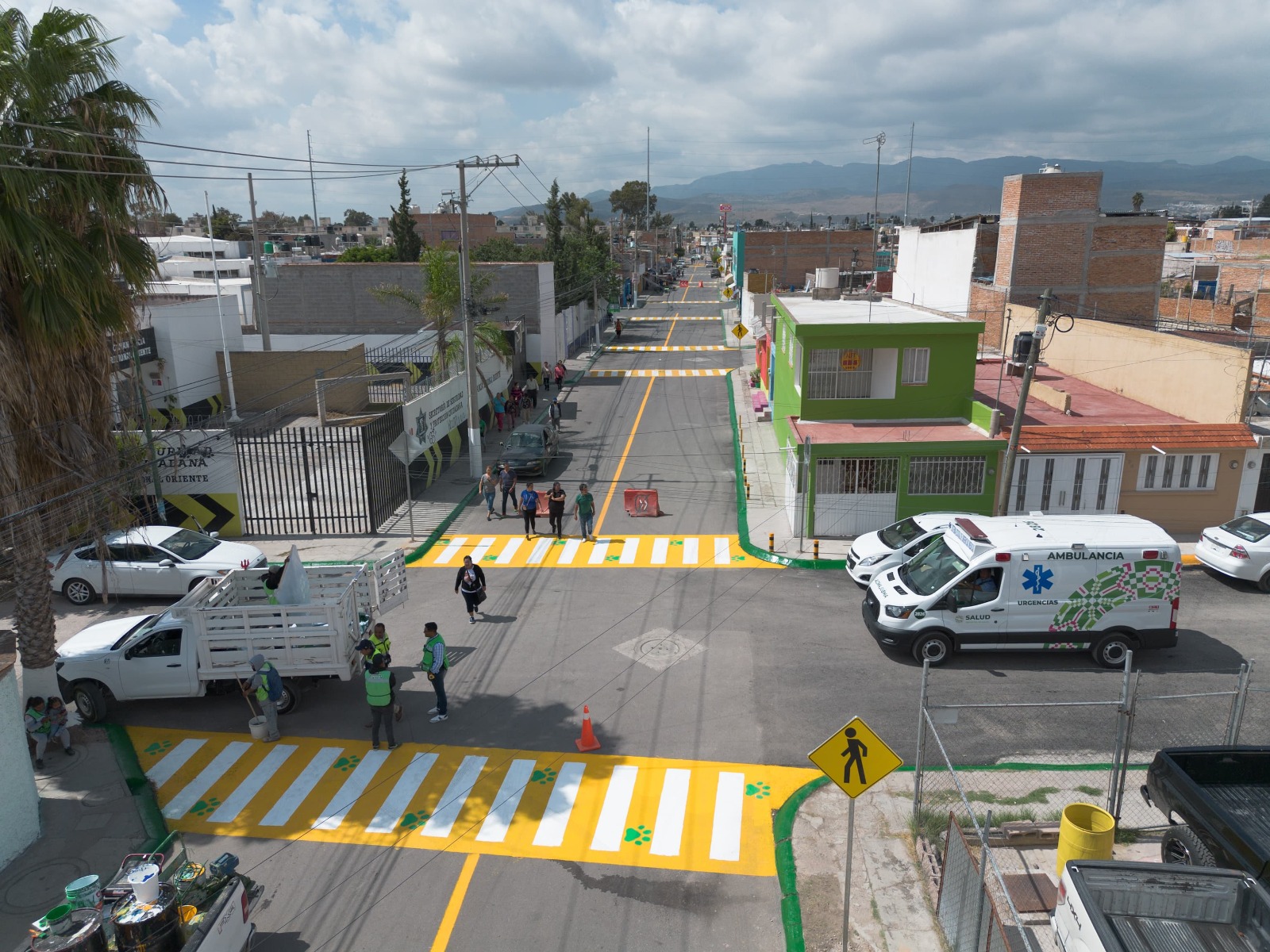 Ricardo Gallardo inaugura modernización de calles en Villa de Pozos, impulsando el desarrollo local