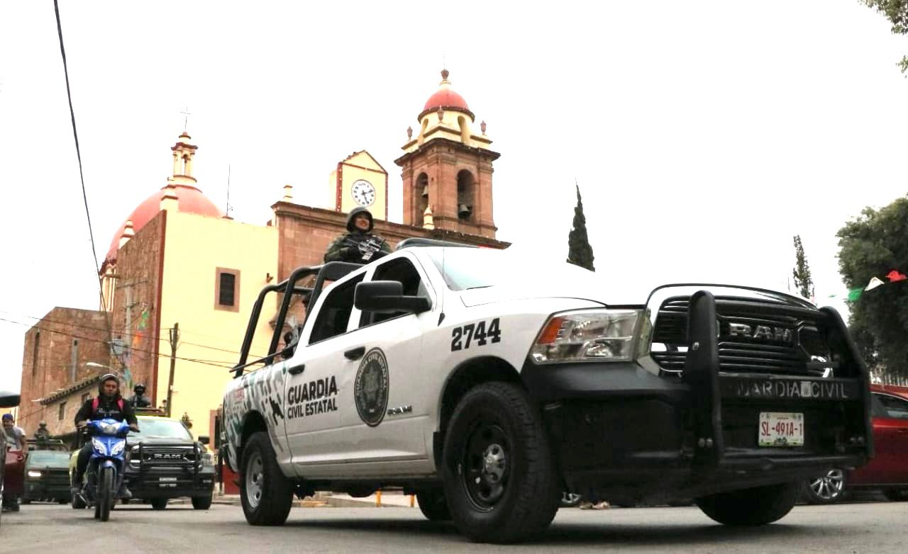 Garantizan seguridad en Villa de Pozos con apoyo temporal de la SSPCE