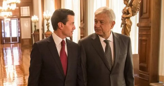 López Obrador acusa a “los de arriba” de traicionar a Peña Nieto: “Fue el payaso de las cachetadas”