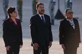 Ceremonia de Izamiento de la Bandera en Honor a las Víctimas de los Sismos