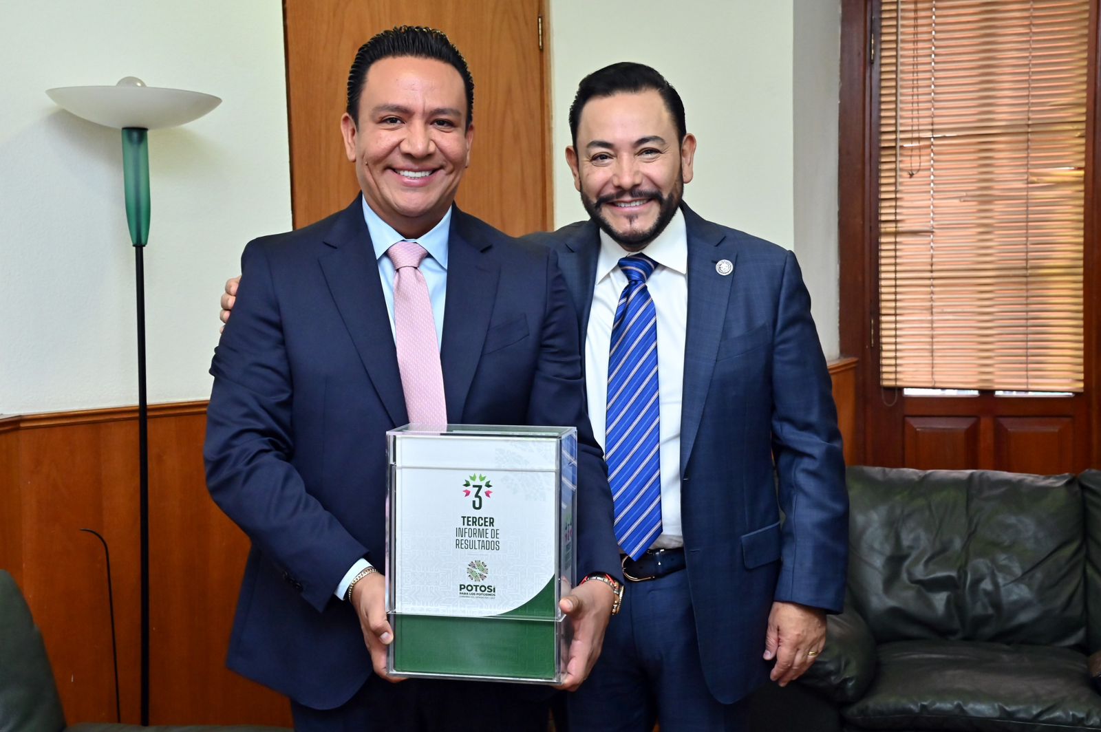 Gobierno Estatal entrega Tercer Informe de Resultados al Congreso de SLP