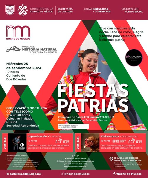 Noche de Museos 2024: Celebración cultural en la Ciudad de México con más de 75 recintos participantes