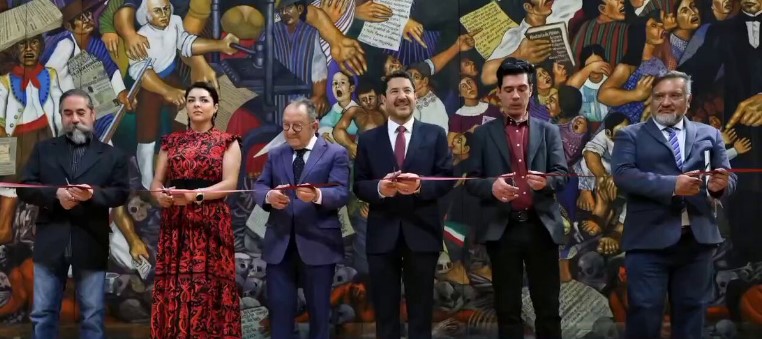 Inauguran el mural 