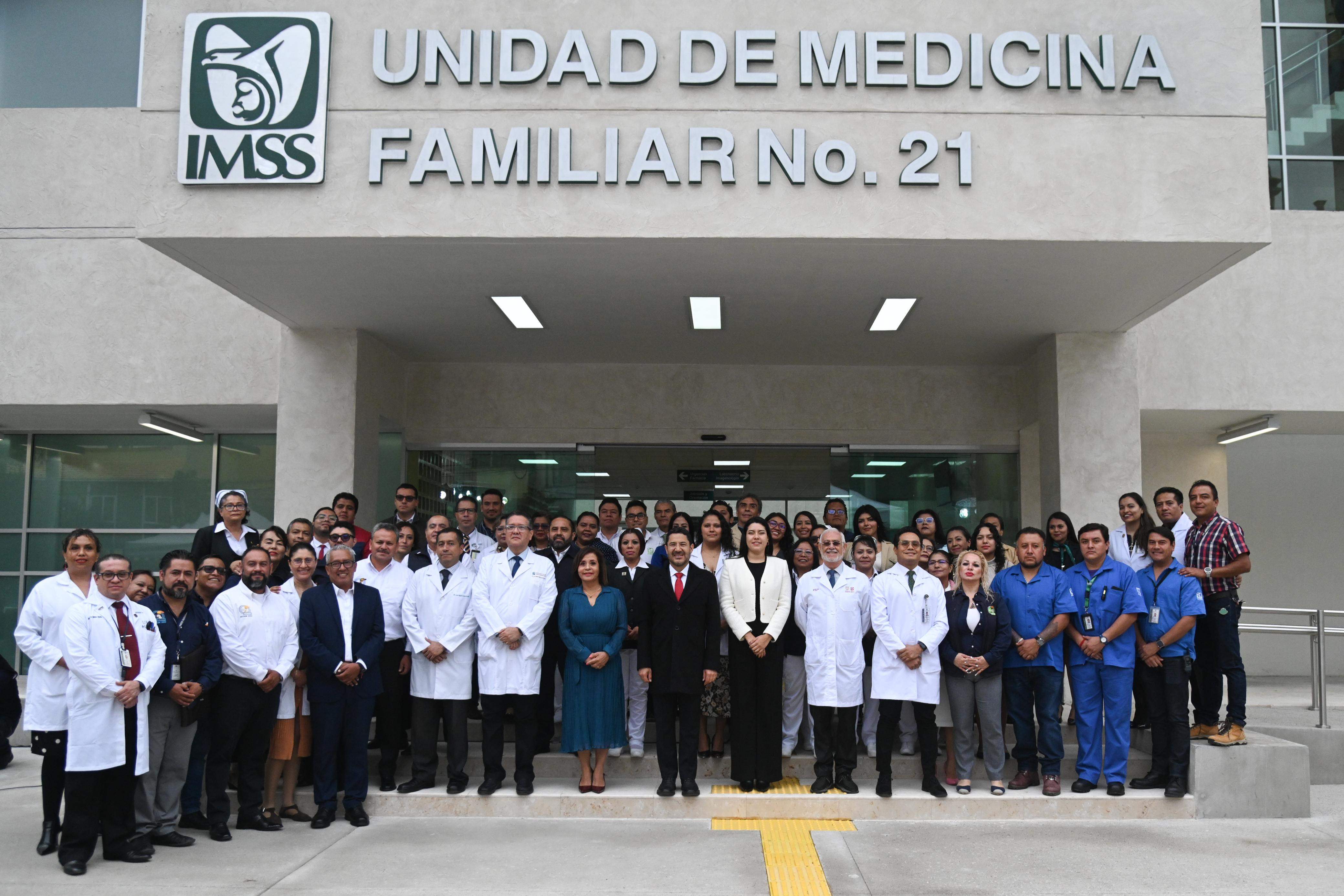 Inauguran Unidad de Medicina Familiar No. 21 del IMSS en Venustiano Carranza