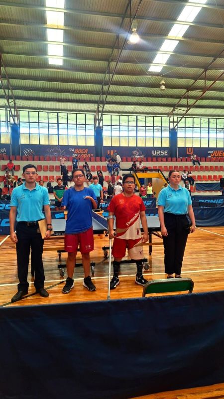 Adonay Emmanuel Aguilar brilla en los Para-Nacionales de Para-Tenis de Mesa 2024